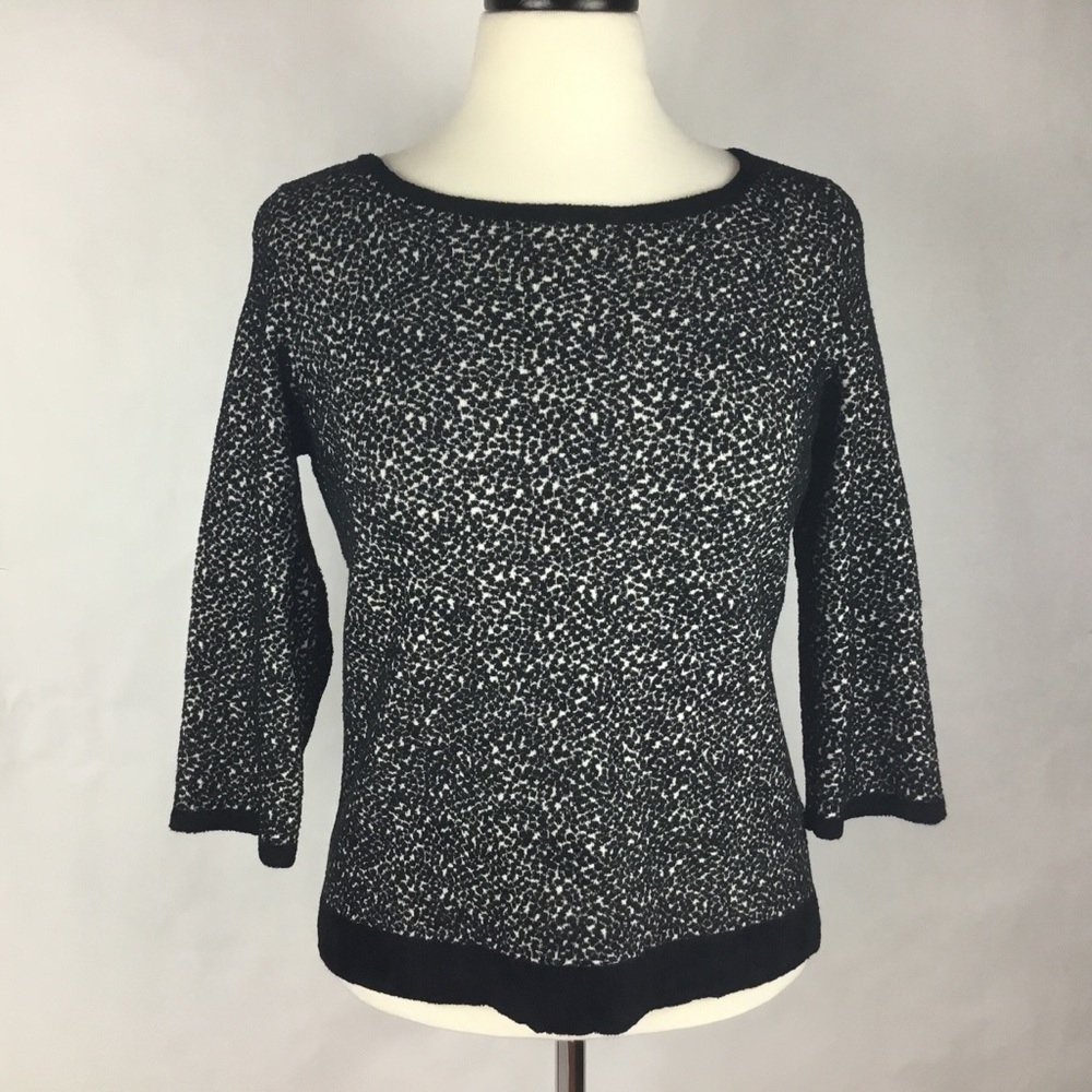 Anthropologie Moth Women Sweater Knit 3/4 Sleeve M